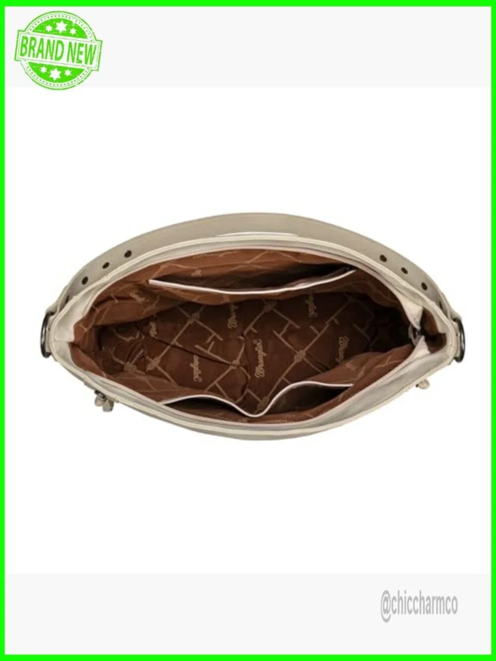 Large Faux Suede Hobo Shoulder Bag with Fringe Buckle Details